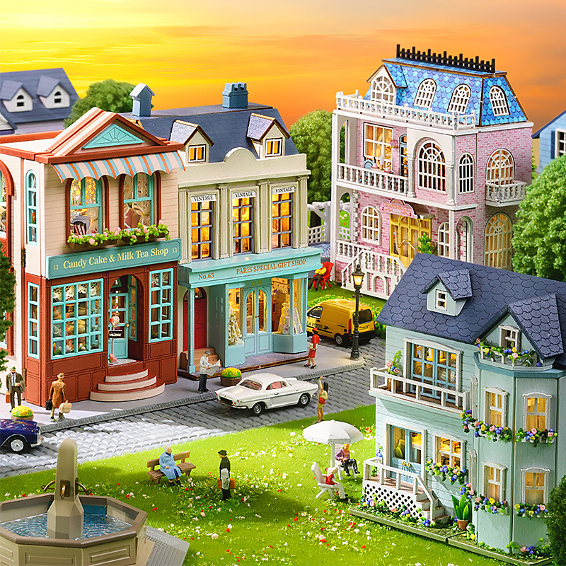 Diy Mini Wooden Dollhouse With - Philodendron Pink Princess recensie en prijs