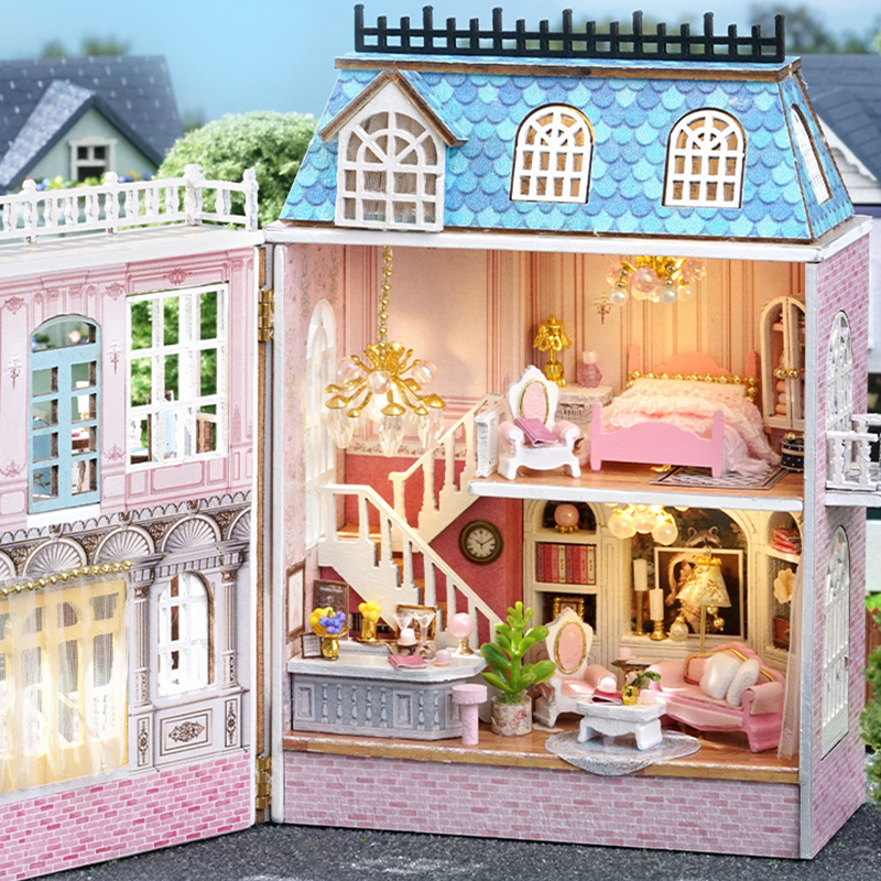 Diy Mini Wooden Dollhouse With - Philodendron Pink Princess recensie en prijs