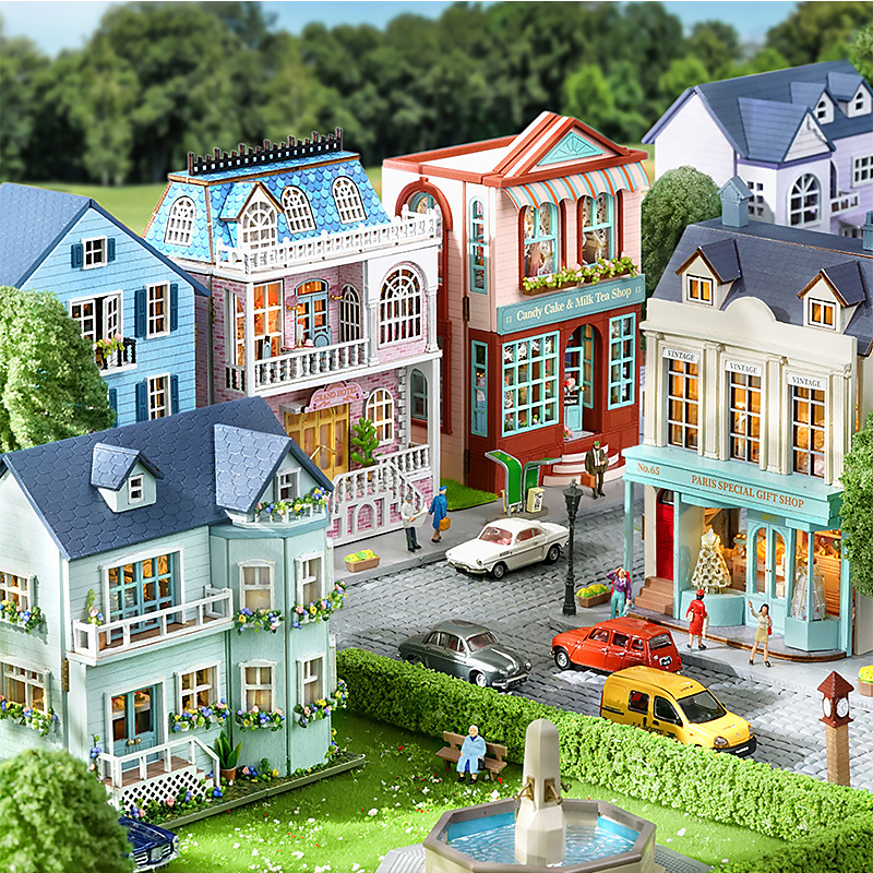 DIY Mini Wooden Dollhouse With - Philodendron Pink Princess recensie en prijs